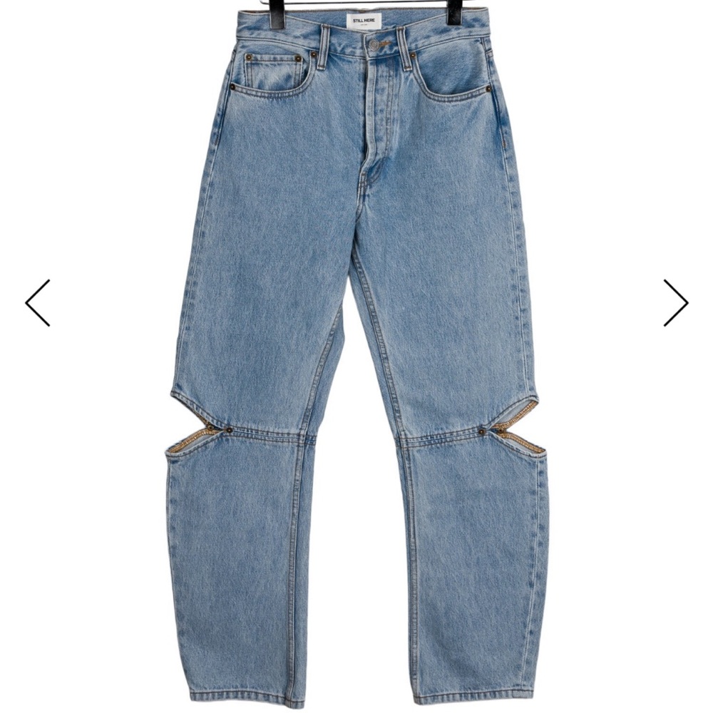 Trendy Blue Boot Cut Jeans for Women
